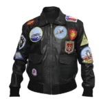 Top Gun Tom Cruise Leather Jacket