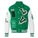 Green Louis Vuitton Varsity Jacket