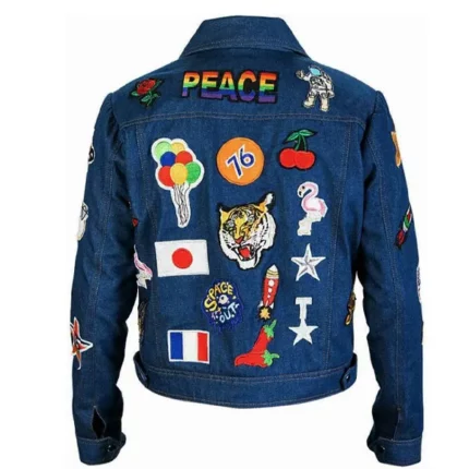 elton john denim jacket