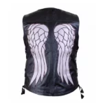 The Walking Dead Daryl Dixon Angel Wings Leather Vest