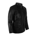 Damon Salvatore Black Leather Jacket