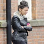 Womens Michelle Keegan Leather Jacket