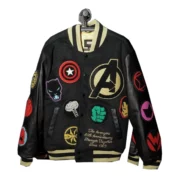Avengers 60th Anniversary Varsity Jacket