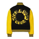 A Few Good Kids Black And Yellow letterman Jacket