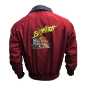 Baywatch Red Bomber Lifeguard Cotton Jacket