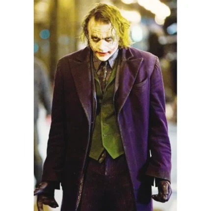 Heath Ledger The Dark Knight Purple Coat
